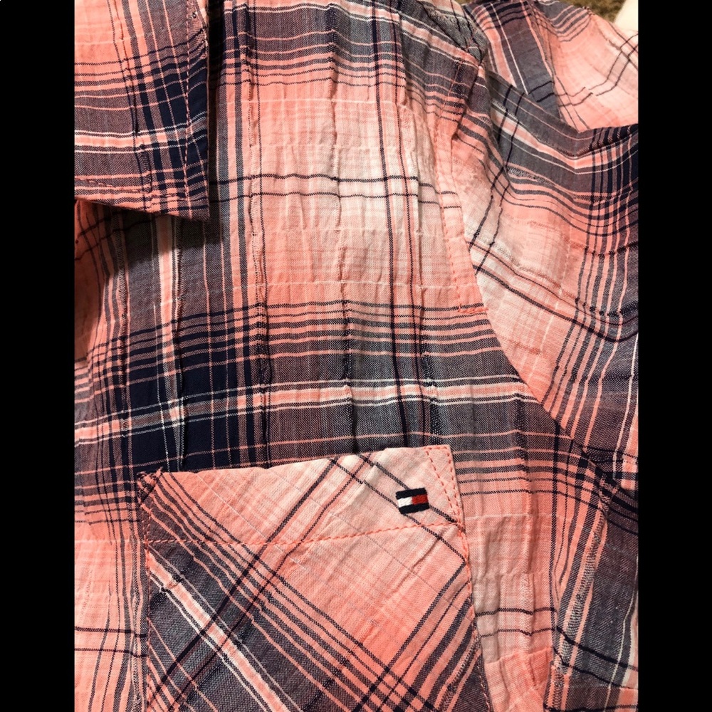 NWT Tommy Hilfiger Plaid Button Down Shirt - Picture 3 of 7